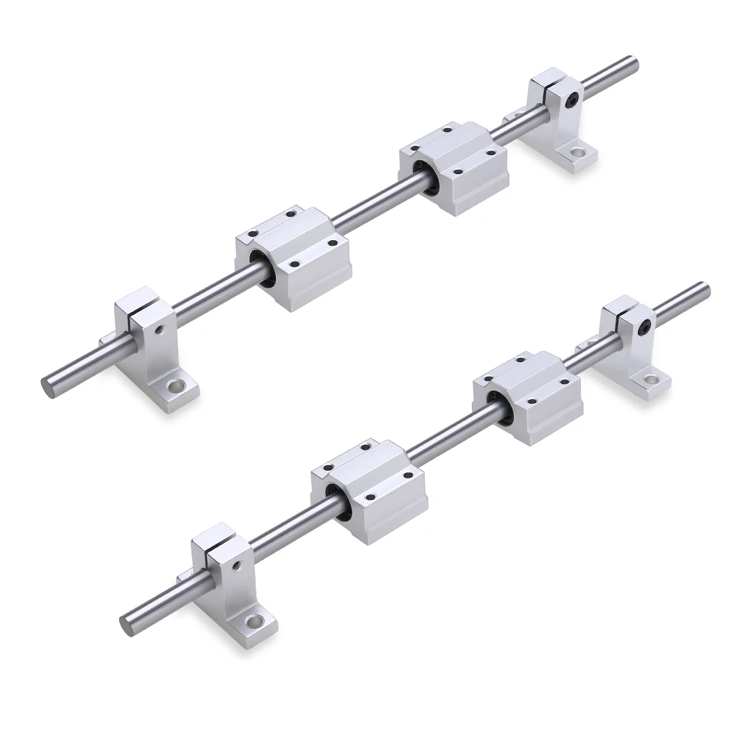 New 8mm 300mm Linear Rail Shaft With SK8 SCS8UU Guide Support Bearing Slip Motor