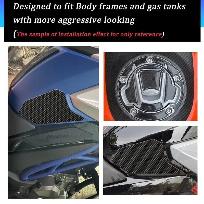 Anti slip fuel tank pad protector side knee grip sticker pad suitable for motorcycle CFMOTO CF 250 NK 250NK CF250NK CF250NK 2022