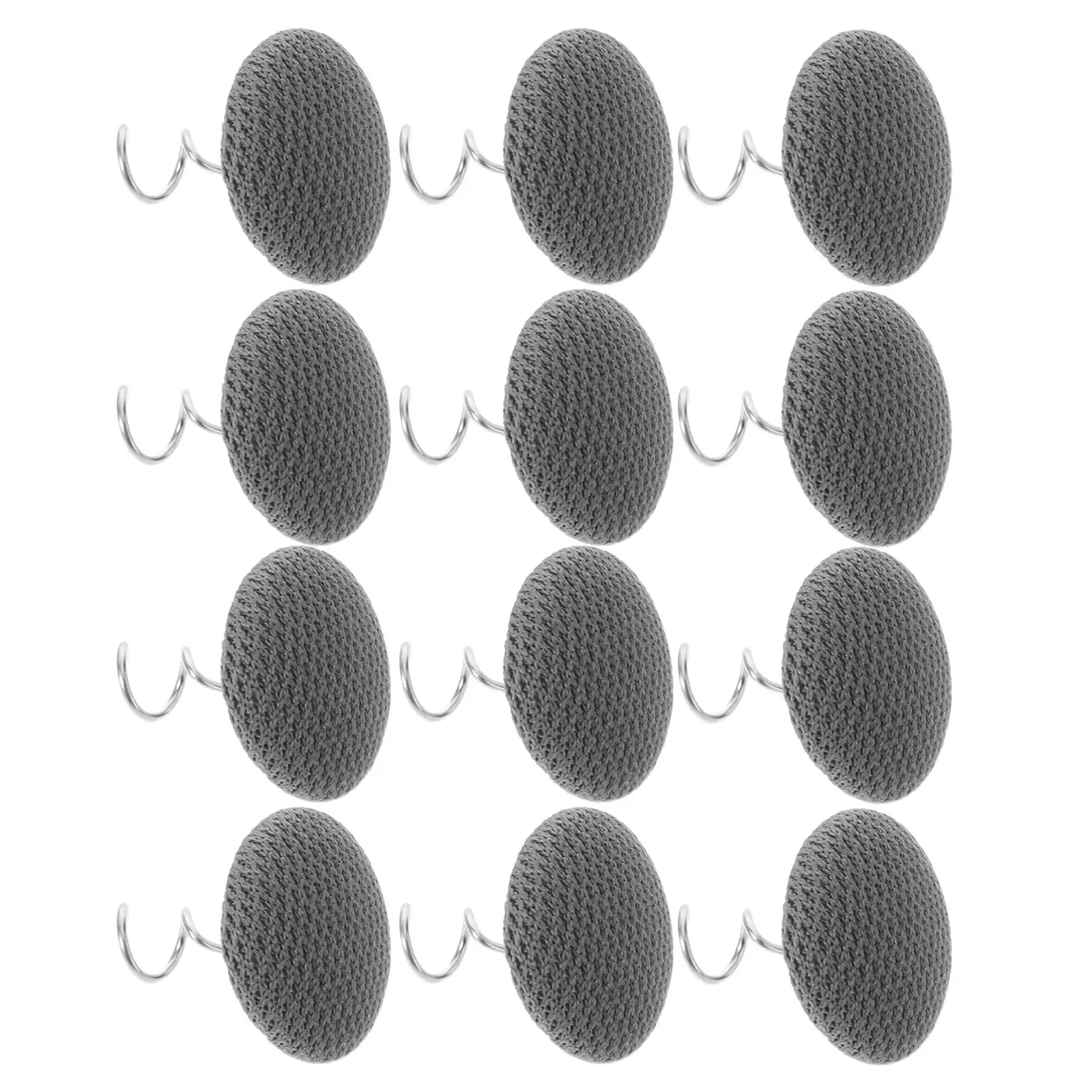 12Pcs Bed Skirt Pins Twist Upholstery Screw Pins Fabric Covered Button for Sofa Cover Fixing Mattress Sheet Holders Armchair