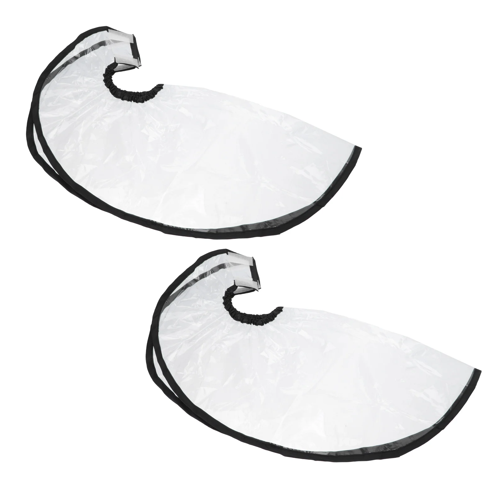 

2pcs Hair Washing Funnel Shampoo Rinse Tool for Elderly Men Child Black Plastic Waterproof Comfortable Home Salon Use