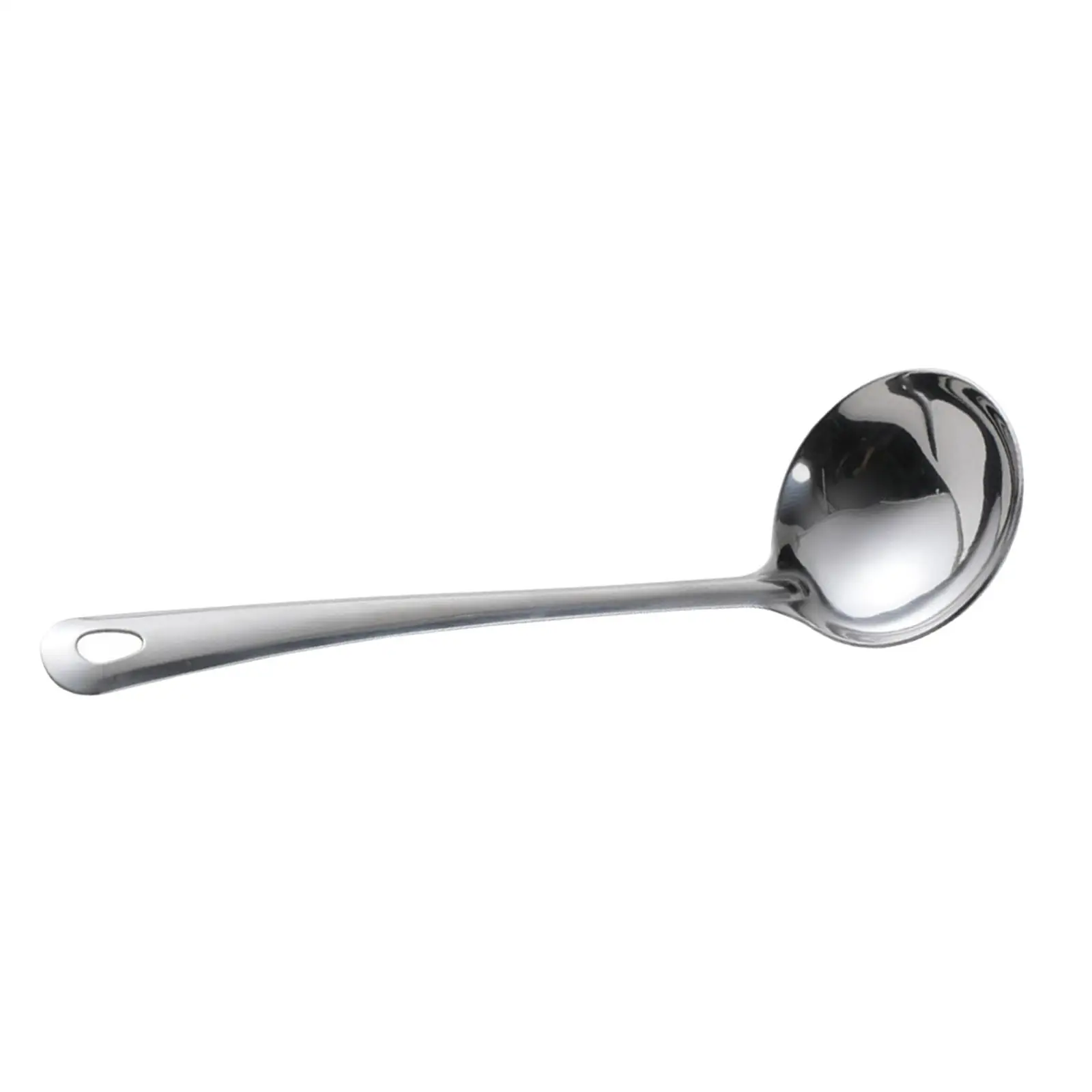 Soup Ladle Spoon Stainless Steel Long Handle Serving Spoon for Salad Dressing Gravy Sauces Pancake Batter Home