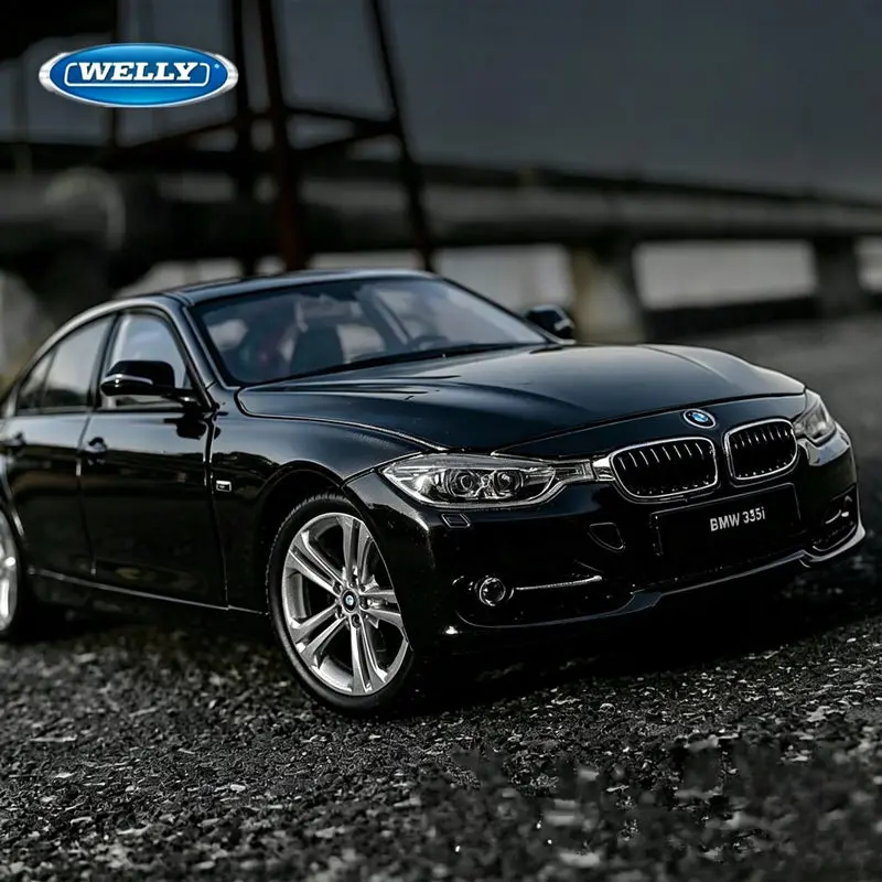 Welly 1:24 BMW 5er 3er Serie 335i 535i Coupé Legierung Automodell Druckguss Metallfahrzeuge Hochdetailliertes Sammlerstück Dekoration