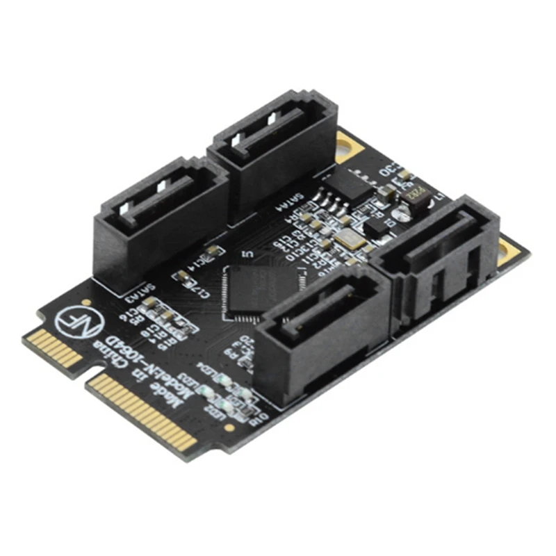 Top-High-Speed SATA 3.0 Adapter Efficient Data Management: Mini Pcie To 4 Ports SATA 3.0 Adapter - Fast And Reliable