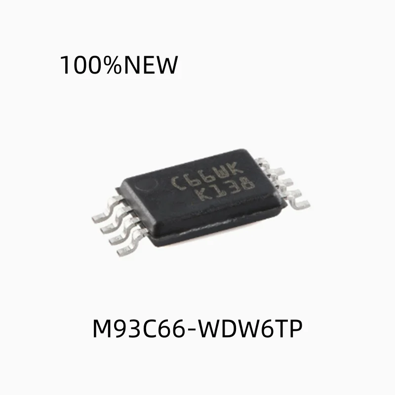 (20Pcs)100% New M93C66-Wdw6Tp C66Wk C66Wp Tssop-8 4Kbit Microwire Serial Access Eeprom Chip Ic