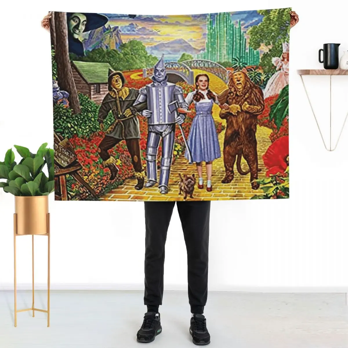 Follow The Yellow Brick Road - Wizard Of Oz Throw Blanket Summer Moving valentine gift ideas decorative Winter beds Blankets