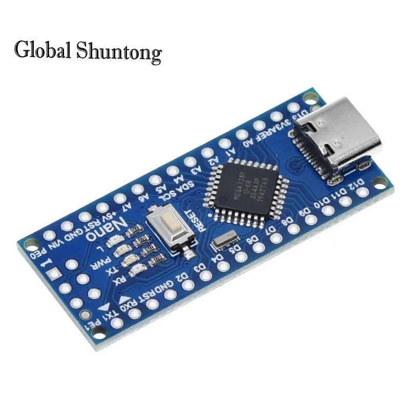 USB type-c Nano 3.0 avec chargeur boot, contrôleur Nano 3.0 Compatible pour Arduino CH340, pilote USB 16Mhz, IC Original
