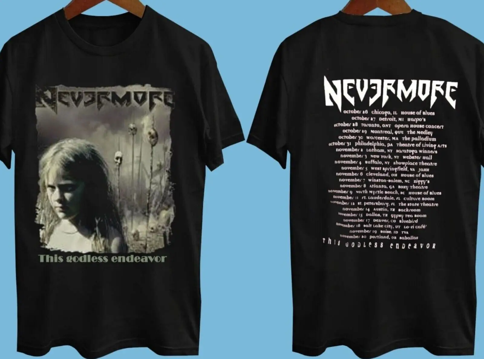 Nevermore - This Godless Endeavor 2 Side Short Sleeve Shirt