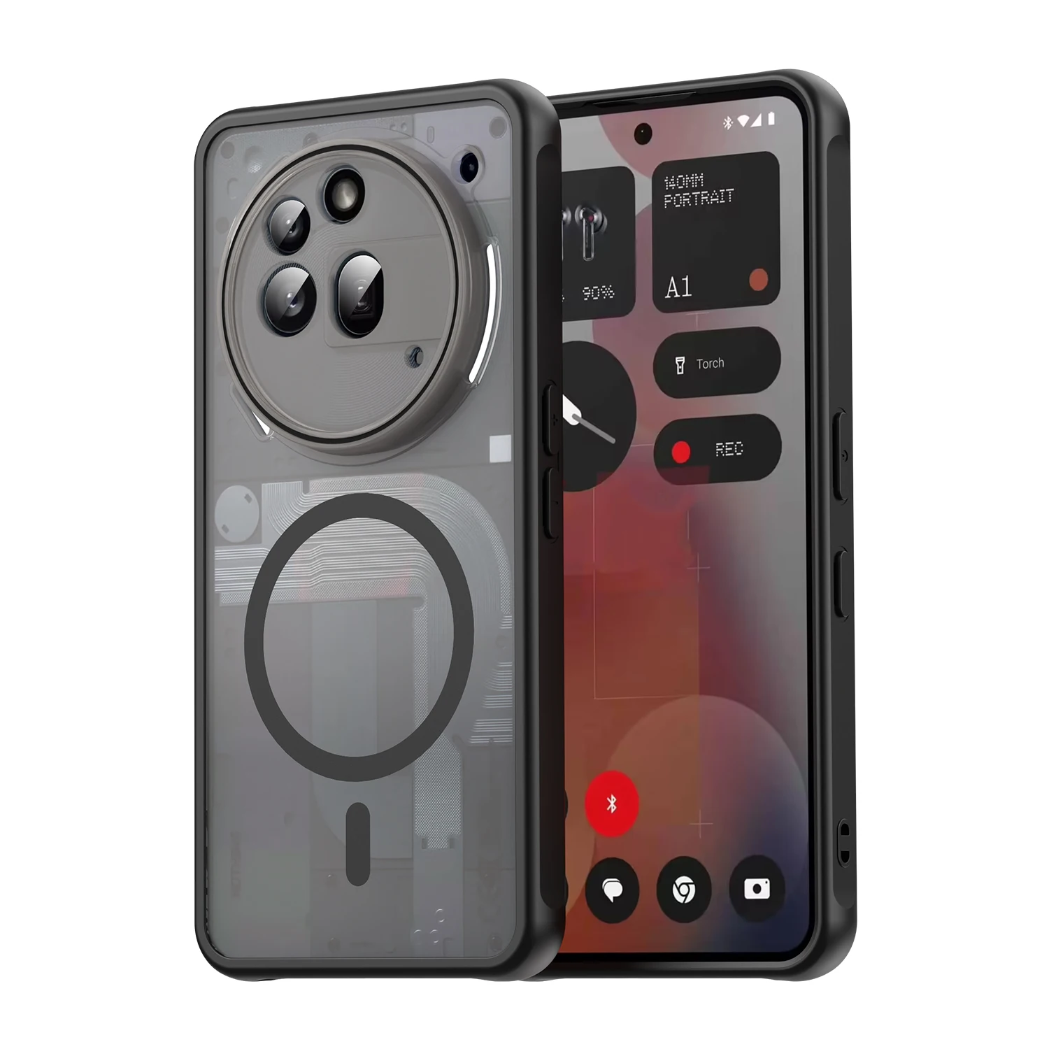 

Новый матовый прозрачный противоударный магнитный чехол для телефона Nothing 3A Pro для Magsafe, чехол с беспроводной зарядкой для телефона Nothing 3A