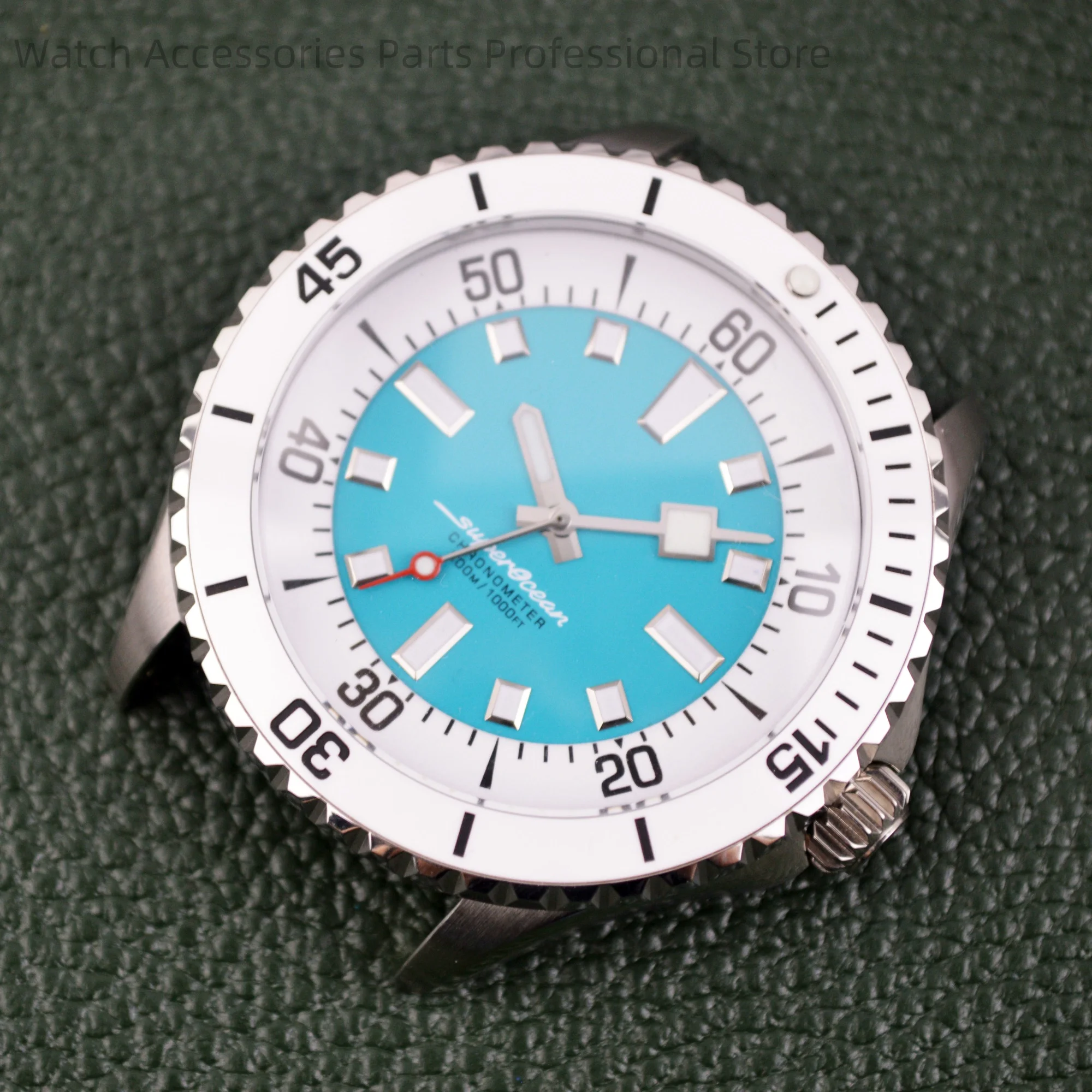

200m Dive Watch Case Stainless Steel NH35 Case Luminous Dial Hands for SUPEROCEAN Case Sapphire Crystal fit NH35 NH36 Movement