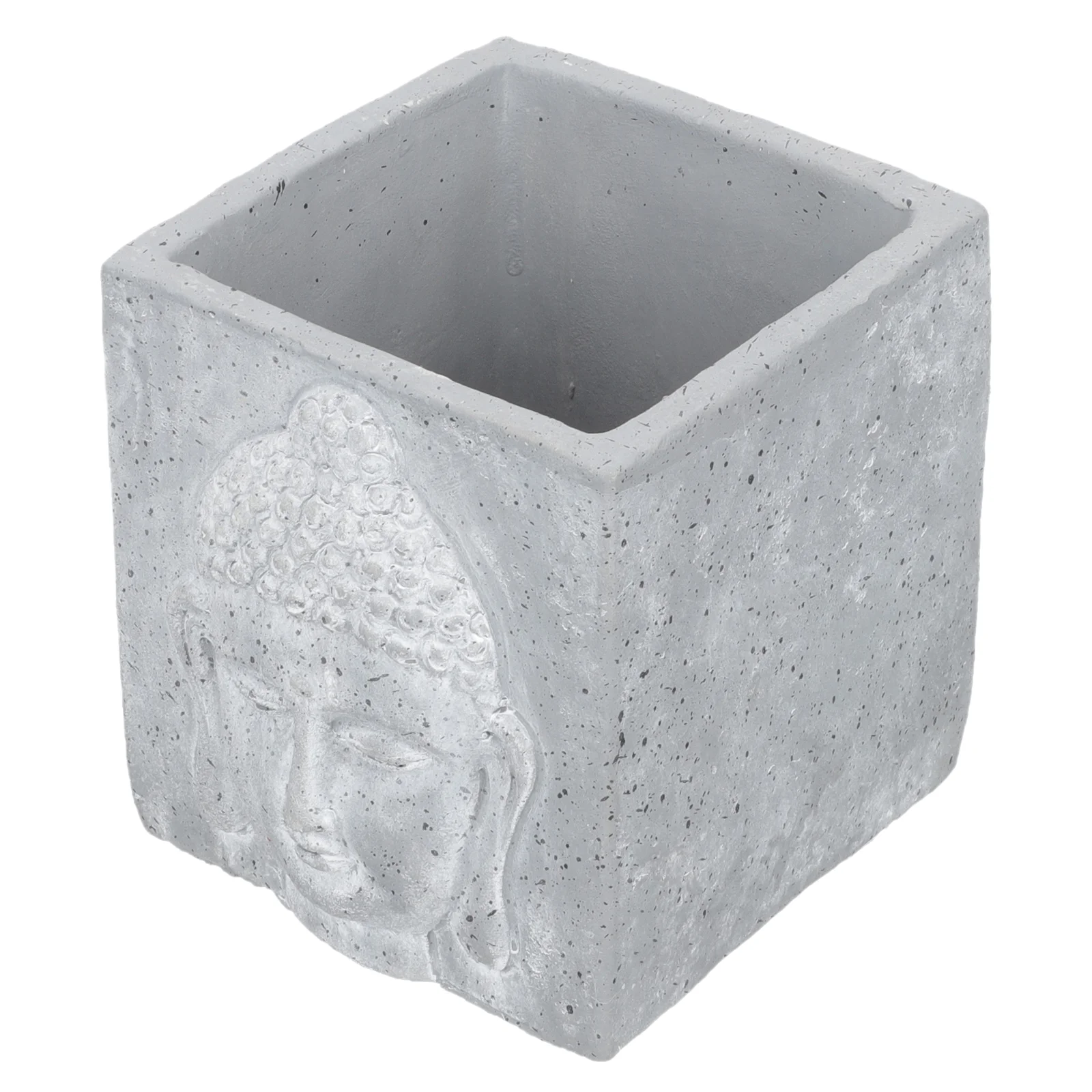 

Buddha Flower Pot Succulent Planter Small Flowerpot Cement Plants Container for Home Succulents Balcony Decor