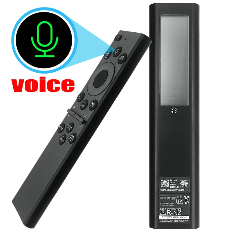 New BN59-01385B solar panel Bluetooth voice remote control for Samsung smart TV q60b q70b q80s qn85b qn90b qn95b qn800b