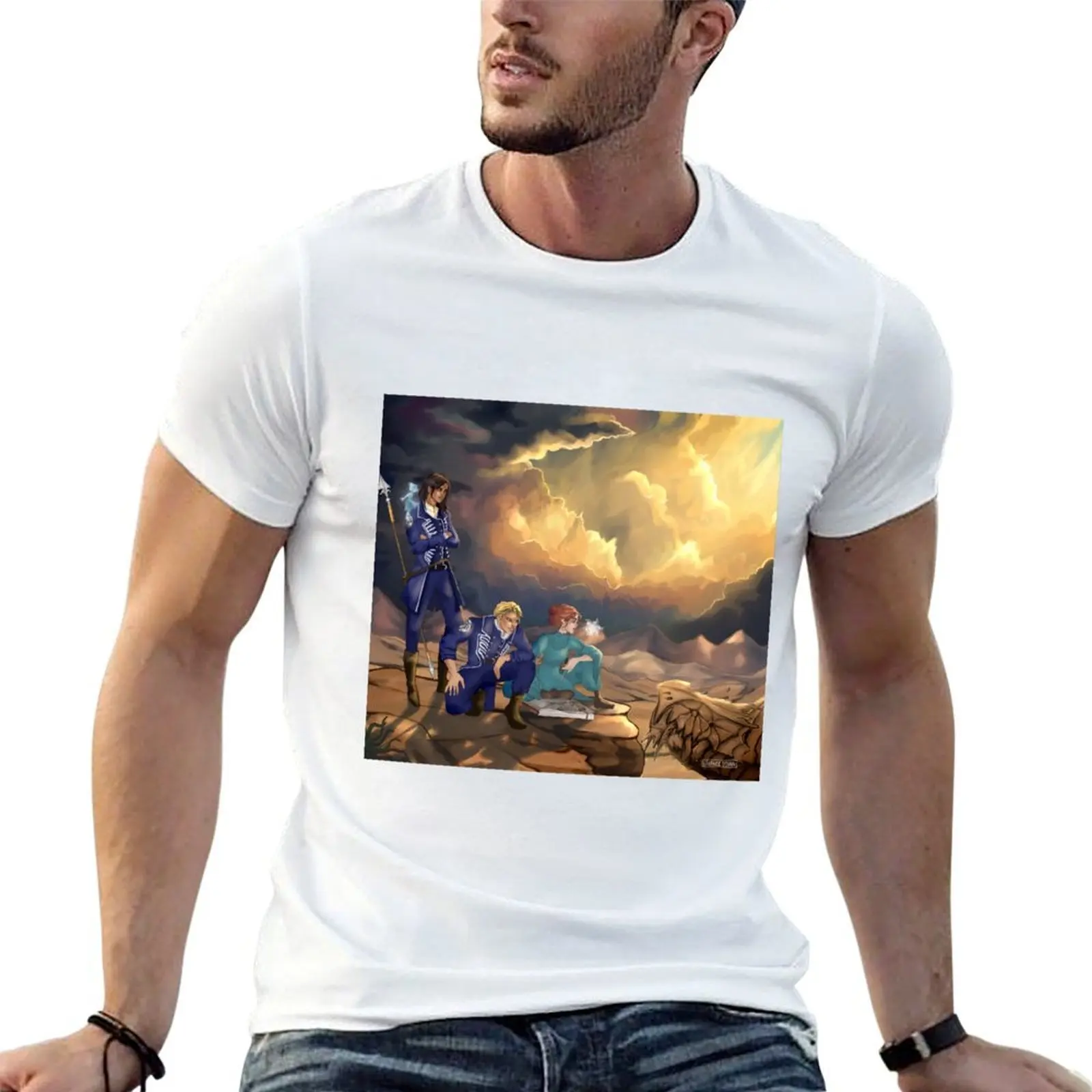 Stormlight Archive Illustration T-Shirt vintage clothes oversized t shirt mens clothing