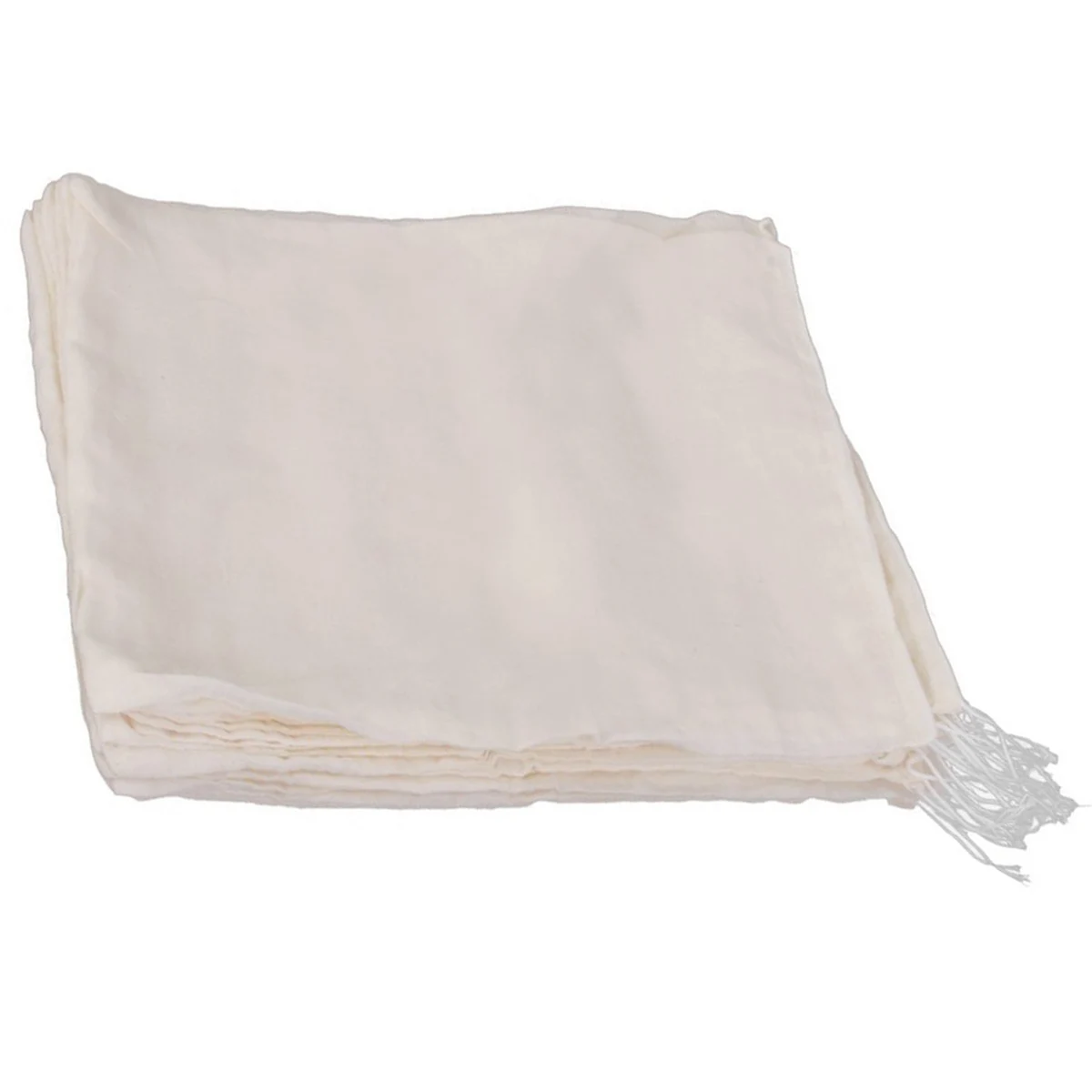

10pcs Cotton Drawstring Bag Bag Drawstring Avoid Leakage Fits Coffee Tea Spice Herbal Beige Strainer Kitchen Bar