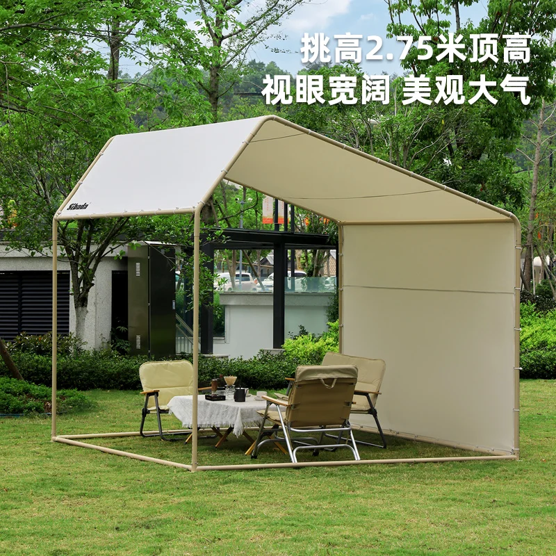 Sibada outdoor sloping roof stall market tent shading rainproof simple canopy commercial advertising activity tent