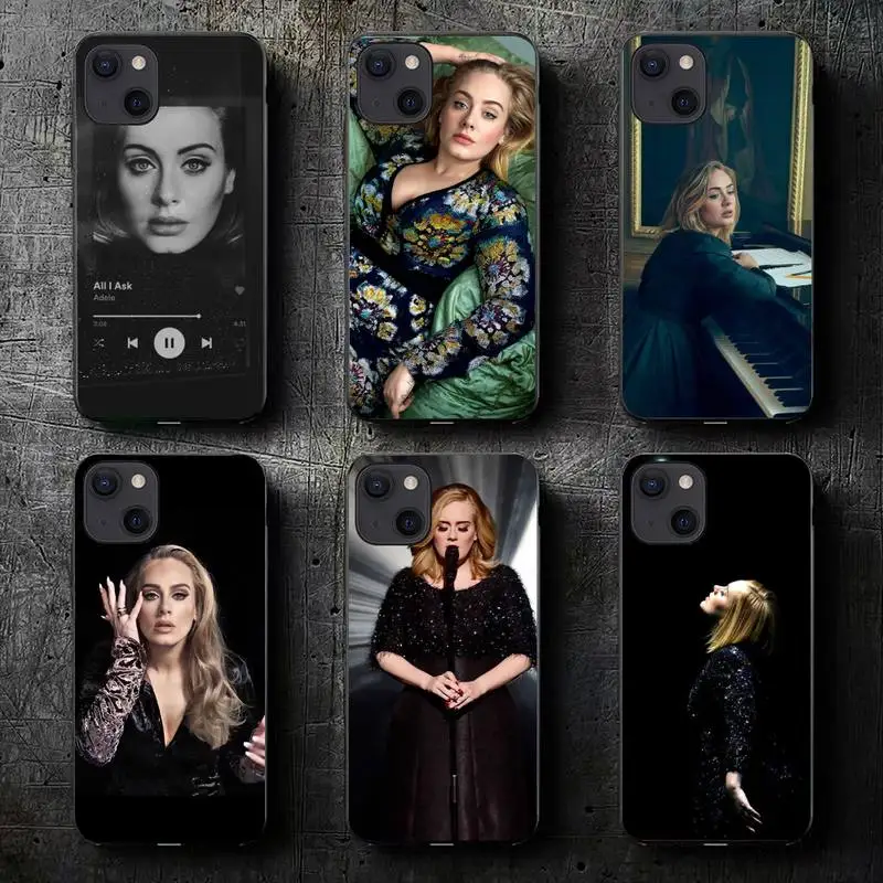 Singer Adele Adkins Phone Case For iPhone 11 12 Mini 13 14 15 Pro XS Max X 8 7 6s Plus SE XR Shell