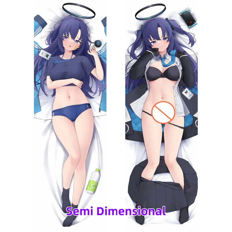 Dakimakura Anime Blue Archive Hayase Yuuka Double-sided Print Of Life-size Body Pillowcase Gifts Can be Customized