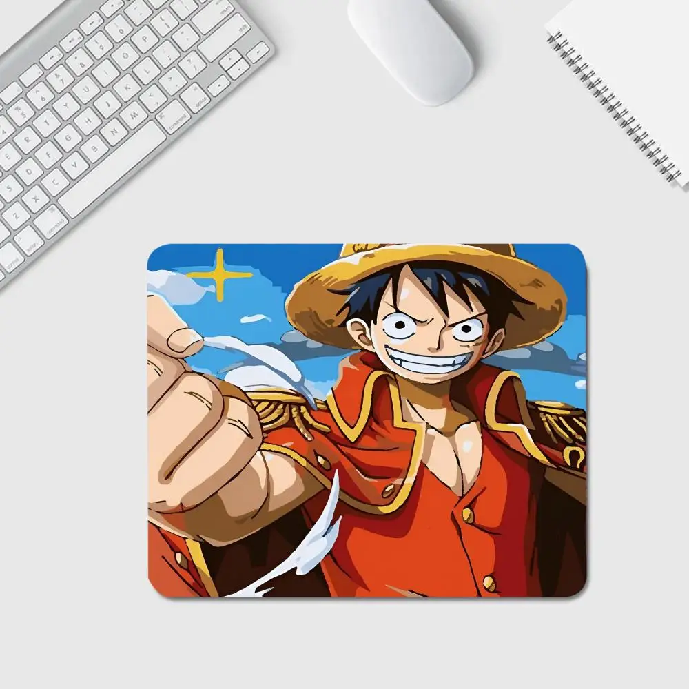 O-One P-Piece Anime Game Mouse Pad, Almofada De Mesa De Borracha Pequena, Almofada De Mesa Para Laptop, Alta Qualidade