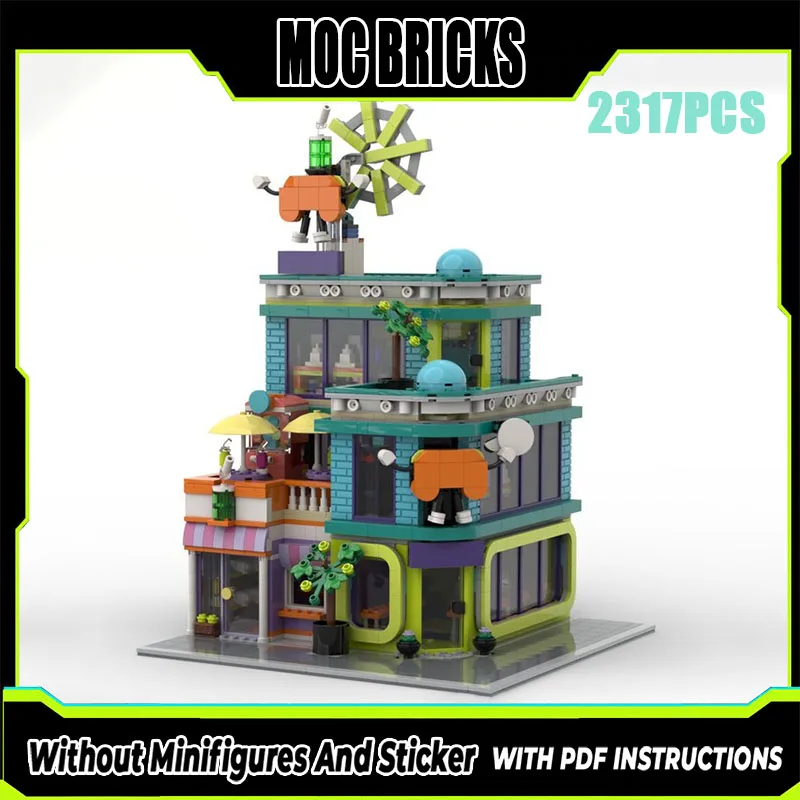 

Изысканный новый продукт MOC, строительный блок, модель здания, игра, комикс, книжный магазин, технология, модульная детская игрушка, подарок, набор «сделай сам»