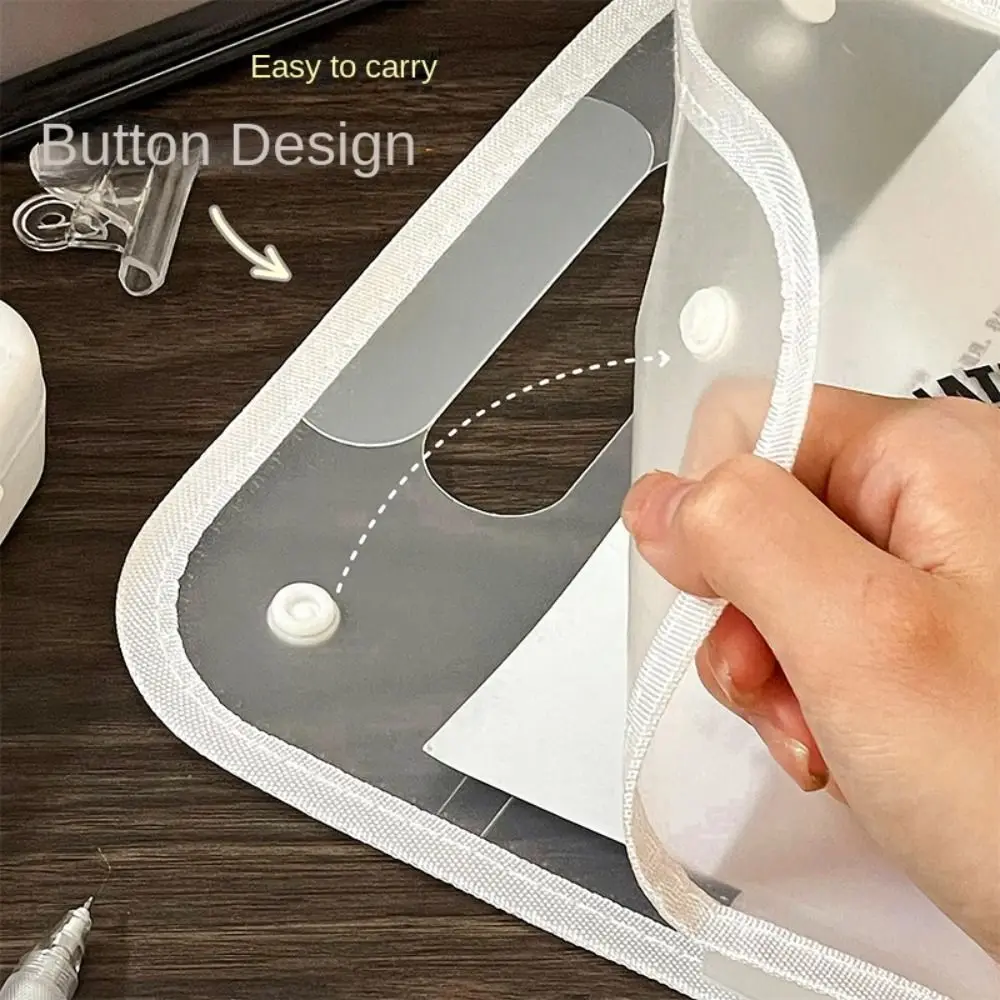 Vertical A4 File Storage Holder Bellows bag 13 Pockets Student Homework Orginizer High Appearance Waterproof