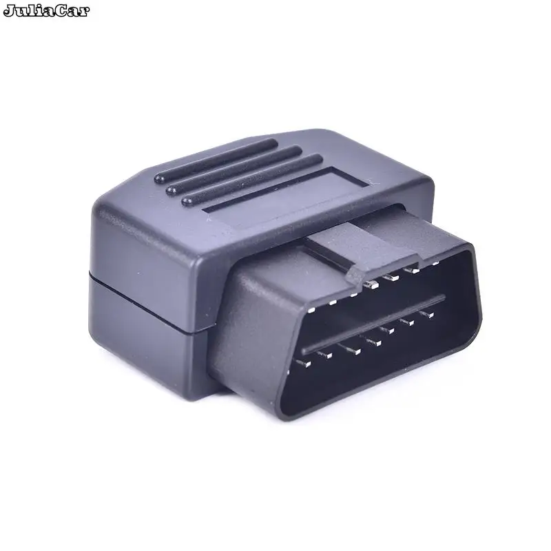 OBD2 L Type 16 Pin Sockets Connector Plug with Shell and Screw Male Auto Car Connector Cable Wire Wholesale