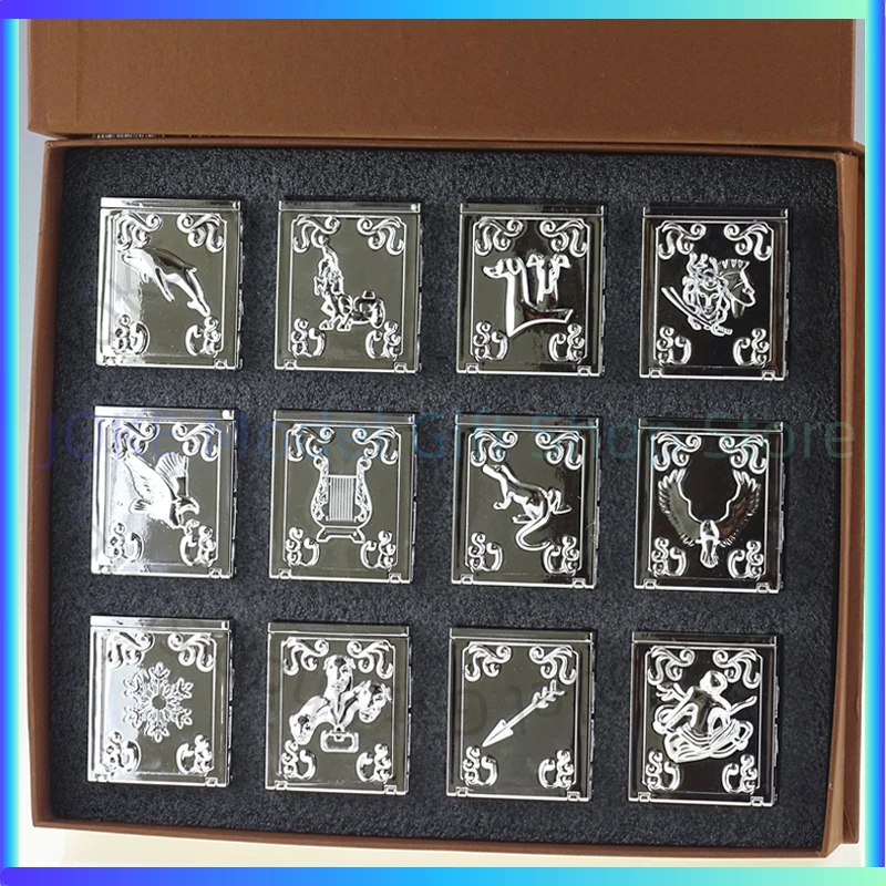 

Saint Seiya Myth Cloth Silver EX Pandora Box Perseus Crow Lizard Eagle Cetus Sagitta Ophiuchus Crystal Lyra Cerberos 12 Figure