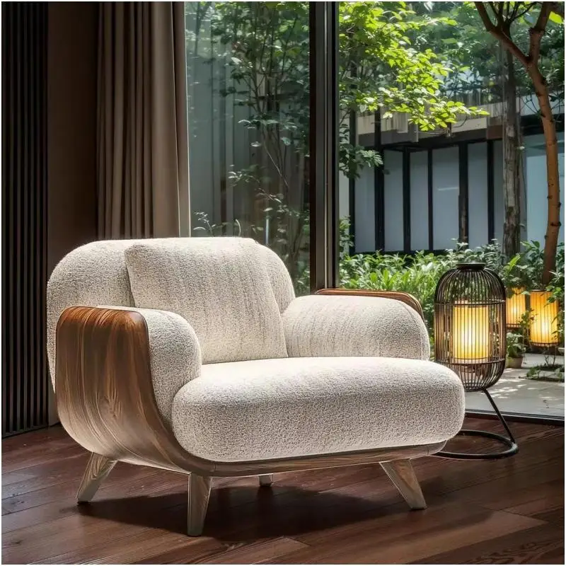 Accent Design Living Room Chairs Office Modern Recliner Luxury Nordic Chairs Reading Balcony Comfortable Sillones Home Furniture