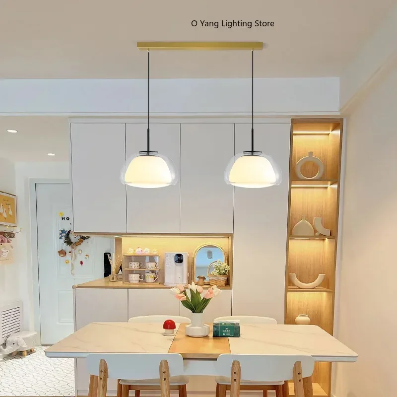 Designer Jelly Paint Spray Smoke Glass Chandelier Living Room Restaurant Bedroom Bedside  Luxury Home Decor Lighting Fixtures