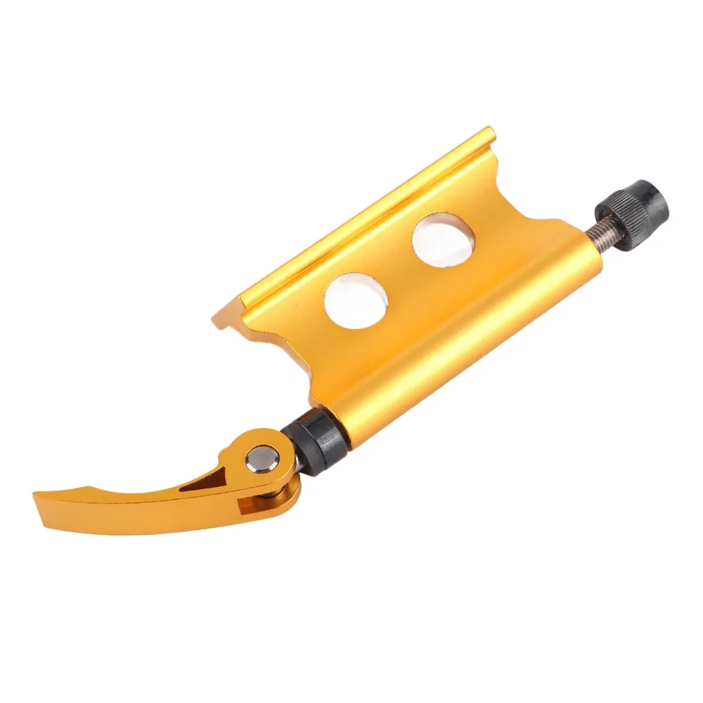 

Крепление для велосипедной вилки из алюминиевого сплава, желтый, серебристый и черный. Простота установки. Быстросъемный циклический блок. Фиксированный зажим для передней вилки.