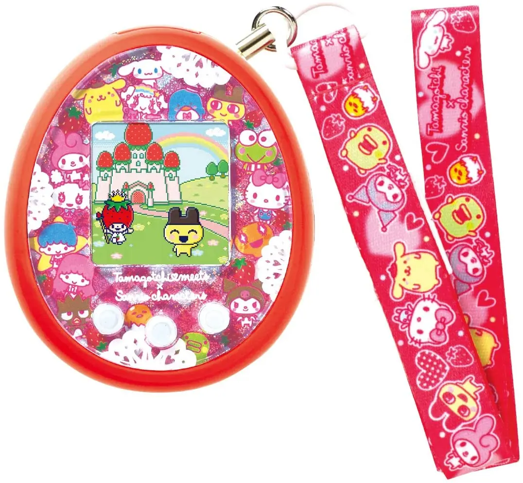 Bandai Original Tamagotchi incontra Pix Electronic Pet Machine schermo a colori Console di gioco giocattoli bambini Kawaii Kids regalo di natale