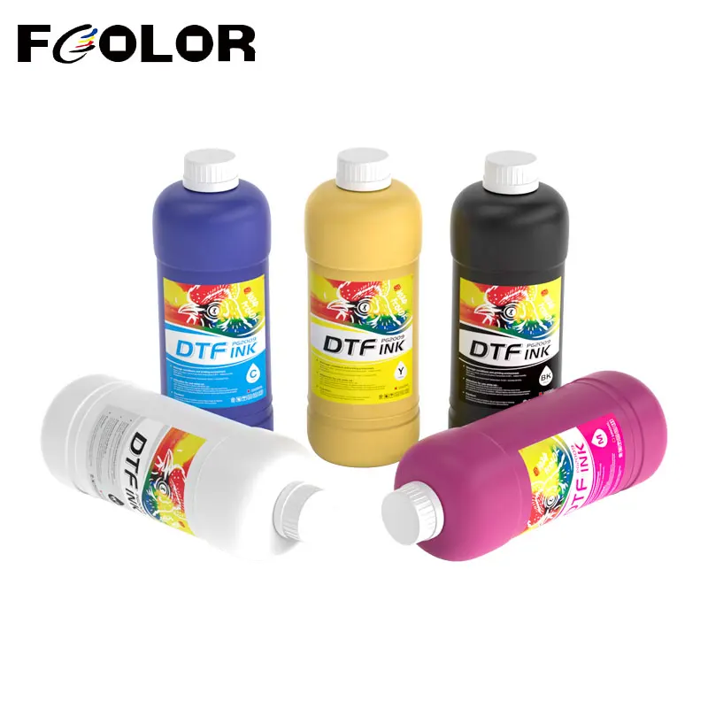 Fcolor DTF Ink 1000ML PG2009 DTF Transfer Ink for Epson L1800 L805 R1390 DTF Printer Heat Transfer Film Ink for T-shirt Printing