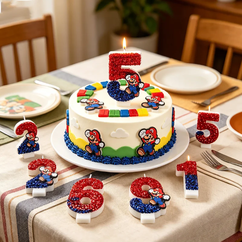 Velas de Cumpleaños con Números del