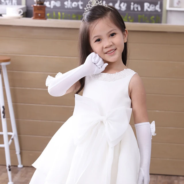 Flower girl lace gloves hotsell