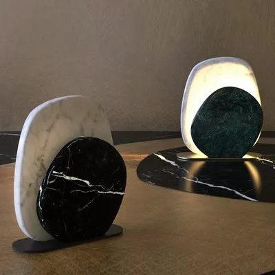 Postmodern marble table lamp Nordic bedroom bedside creative fashion designer creative decorative table lamp