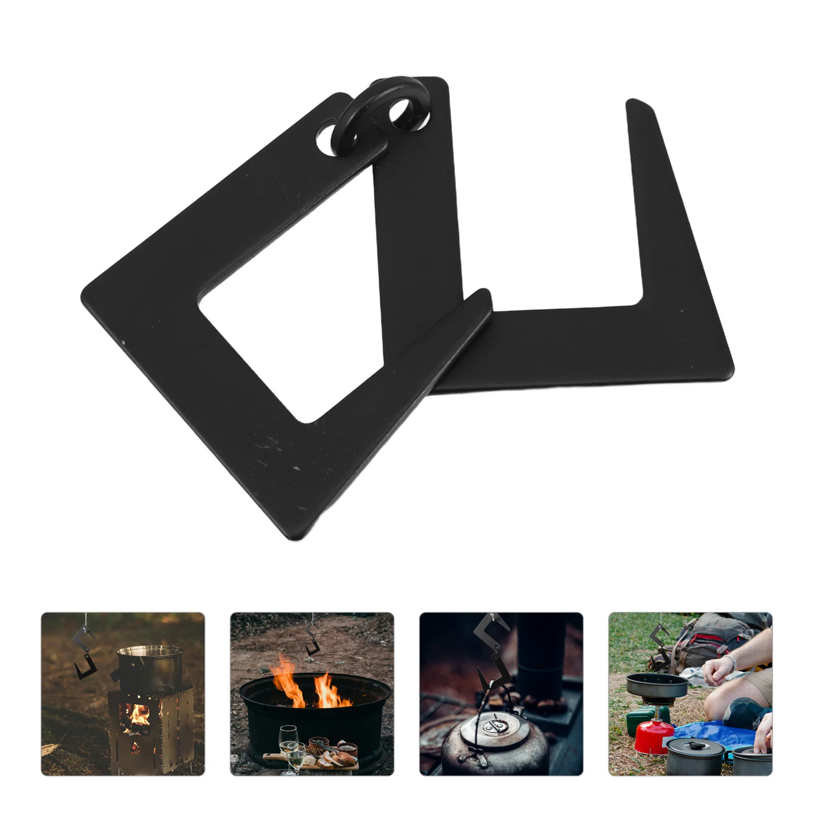 

Outdoor Camping S-Shaped Hooks Heavy-Duty Metal Double Hooks Hanging Lanterns Pots Camping Tent Outdoor Use S Hangers for Plants