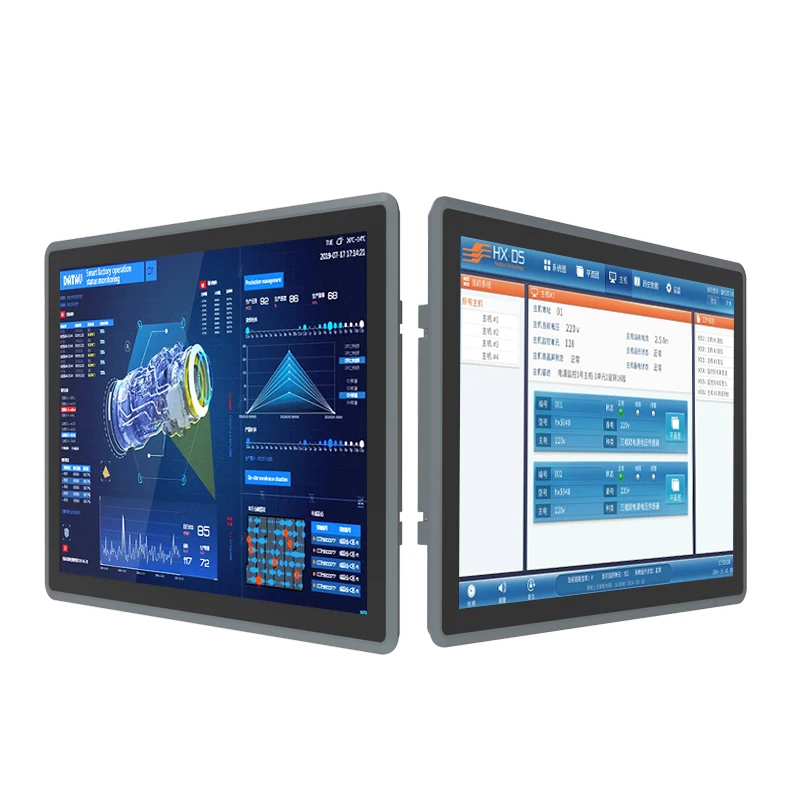 Outdoor 1500 Nits Rugged Marine Panel Pc Display IP65 Explosion Waterproof Open Frame Embedded Touch Screen Industrial Monitor