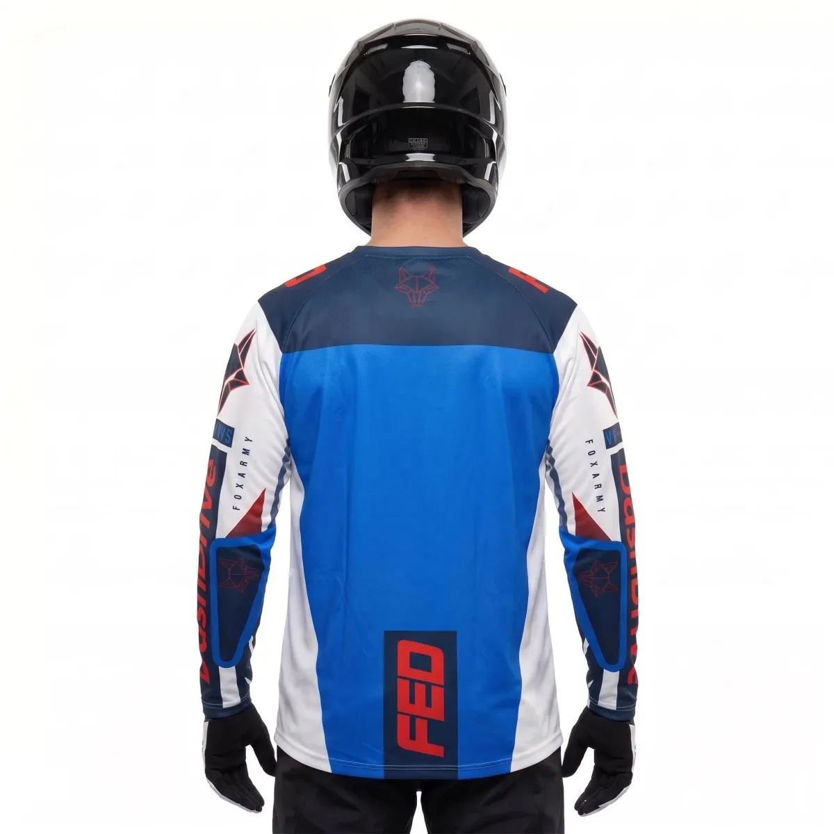 Hot Selling Unisex Motocross Jersey Reflective Quick Dry Breathable Long Sleeve Loose Fit FR MTB Dirt Bike Racing Shirt