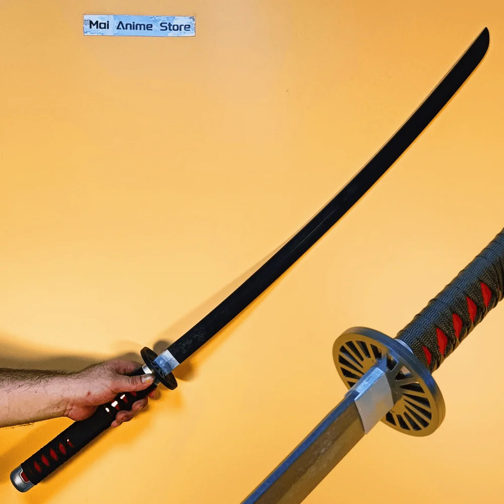 40 zoll Katana Klinge Schwert Cosplay Prop Echte Größe Japanische Samurai Säbel Action Figur Echte Volle Größe Katana Ungescharf Spielzeug geschenk