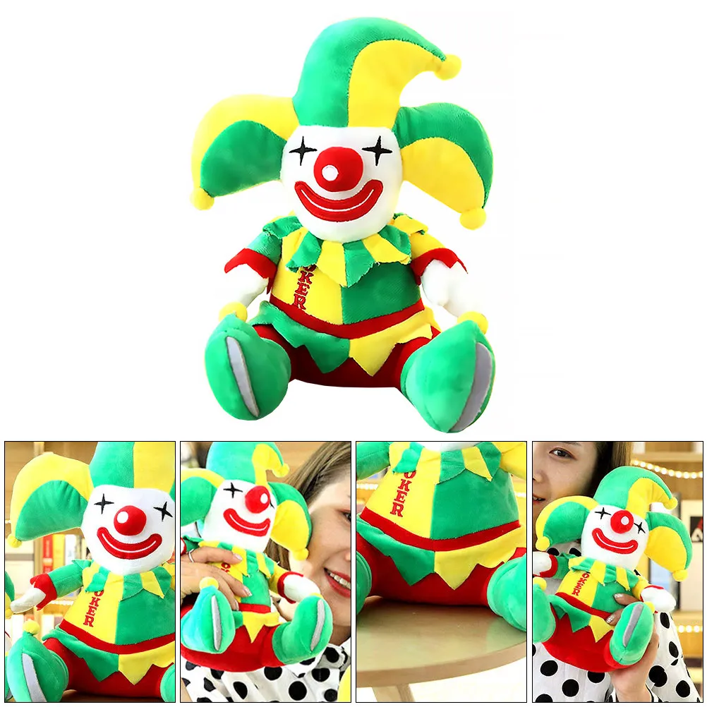 

1Pcs Unique Funny Clown Adornment Creative Comfortable Safe Home Decor Stylish Table Ornament for Indoor Atmosphere Decoration