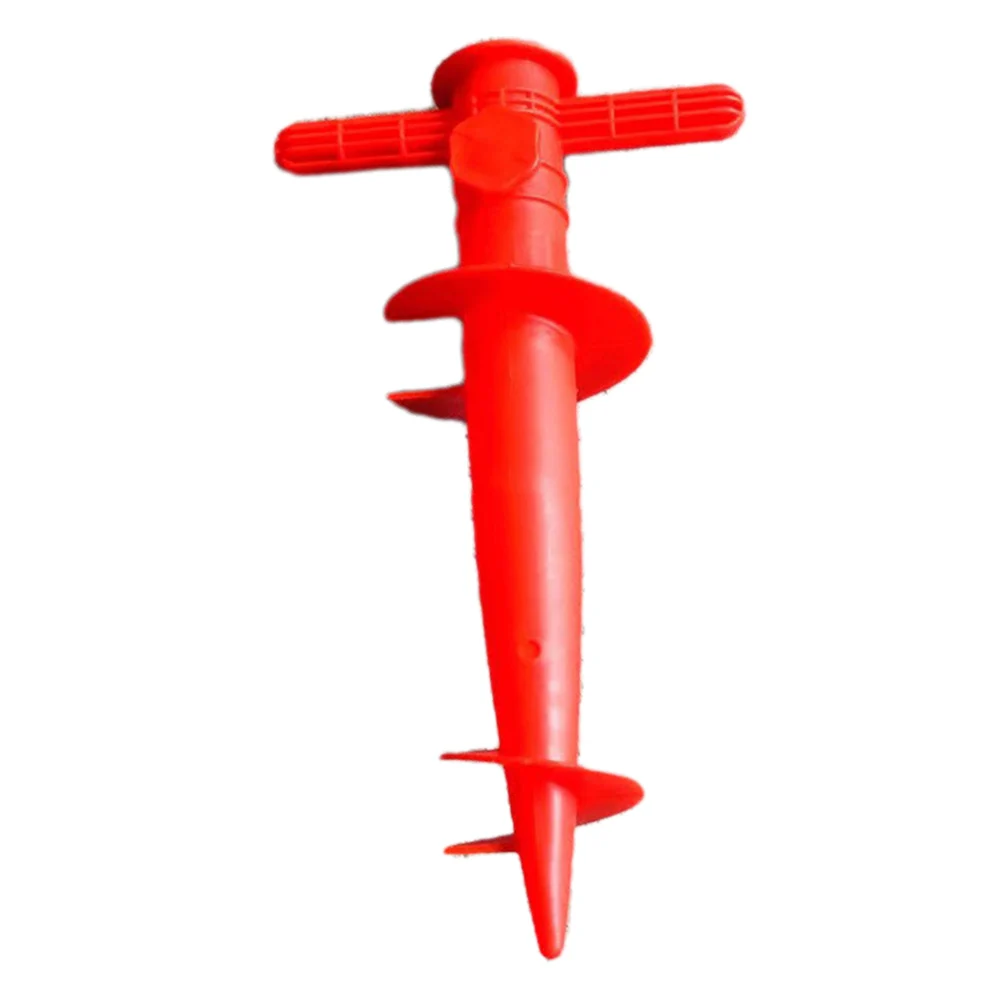 1PC Umbrella Base Adjustable Plastic Sun Beach Patio Sand Ground Fixing Tools Anchor Stand Spike Auger Keep Holder Garden Access