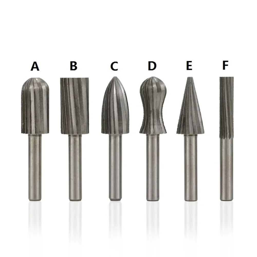 

High Speed Steel Rotary Burrs 6mm Shank Router RASPS For Metal Engraving /Grinding Files