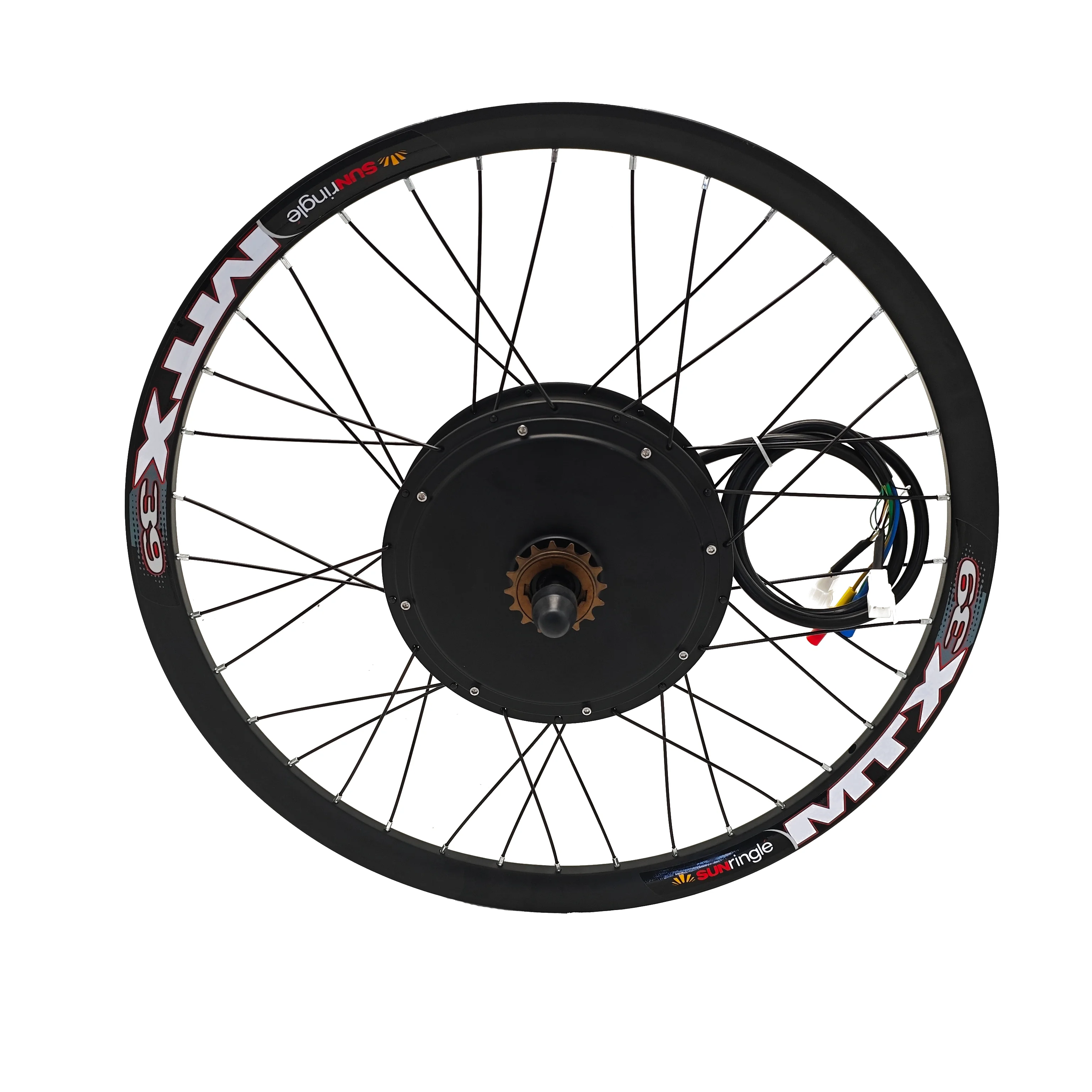 AliExpress NONE Electric Bike Rear Wheel High Power Ebike Rear Motor Wheel 72V 4000W MTX39 Rim kit with Sabvoton 80A Dropout 135mm 155mm