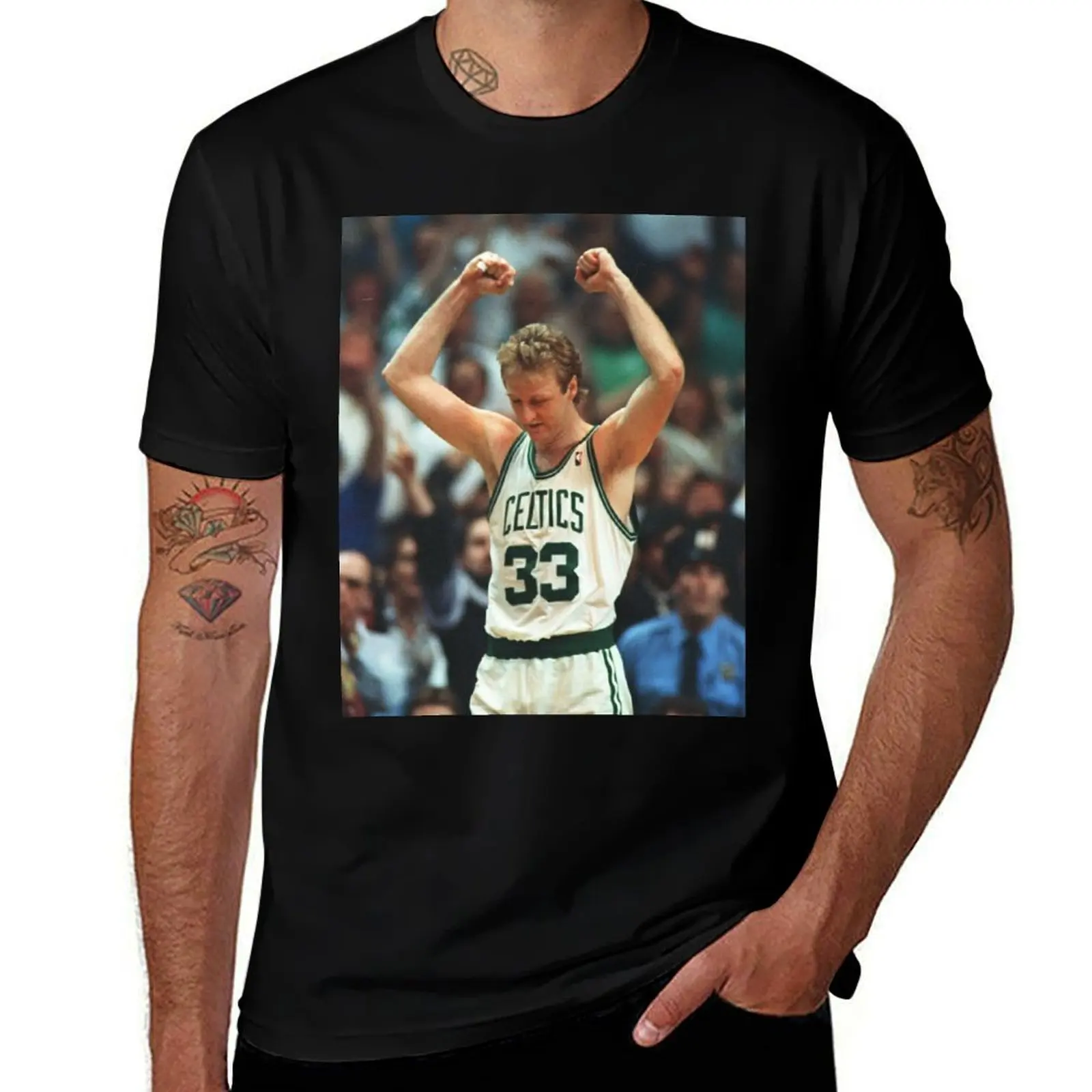 

Larry Bird #1-0603 T-Shirt t shirt men 100% cotton luxury brand t shirts for man cotton soft