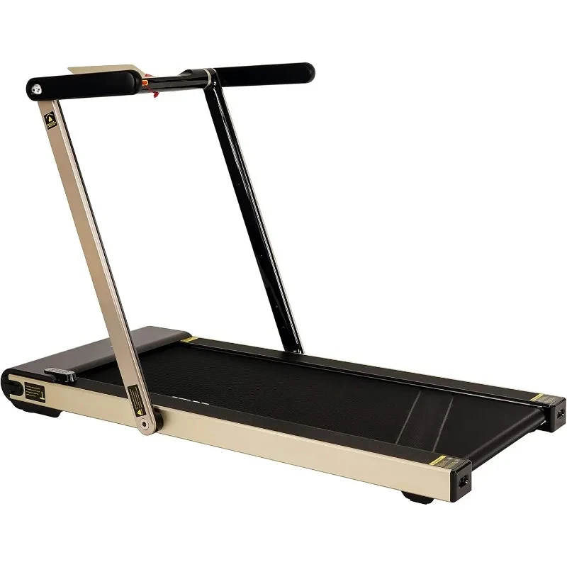 Slim Flat Folding Treadmill, Motorized with Low Profile, Speakers & Space Saving Exercise Equipment  Treadmill  Walking Machine