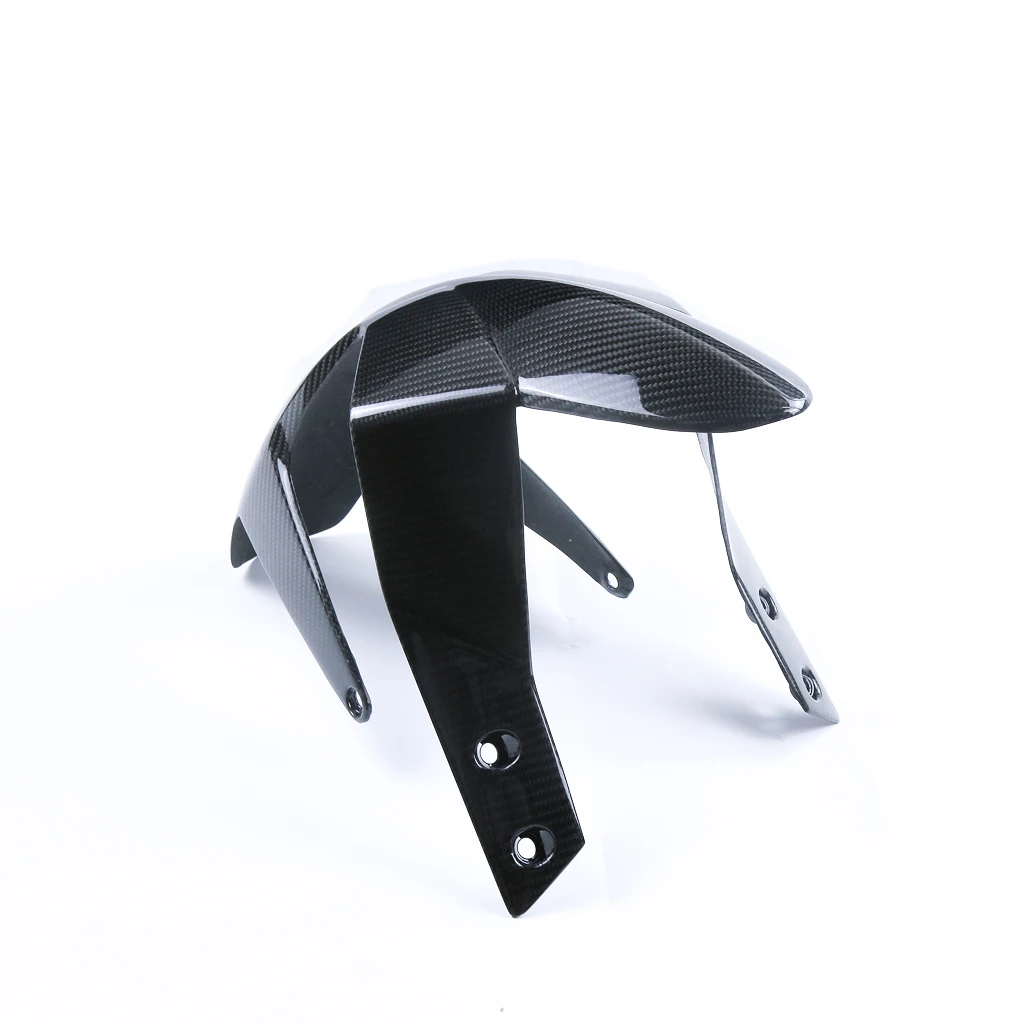 ل KTM Duke 690 2012 - 2019 2017 2018 100% 3K ألياف الكربون دراجة نارية الجبهة الحاجز المعانقة واقيات الطين هدية القلنسة الملحقات