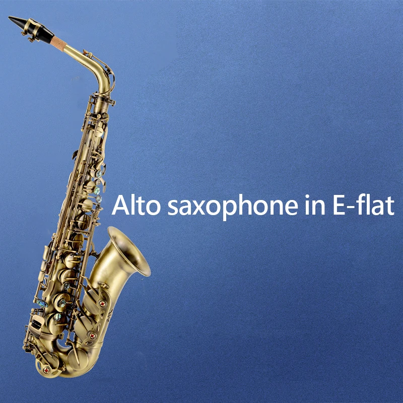 sax alto E-flat saxophone instrument green antique brass craft alto saxophone Y-AS-690