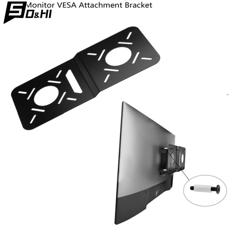 1Pcs VESA Mount for Mini PC Mini-Host Hanging Bracket VESA Holder PC Monitor Two Screen Mounted Tablet Pad Mounting Rack