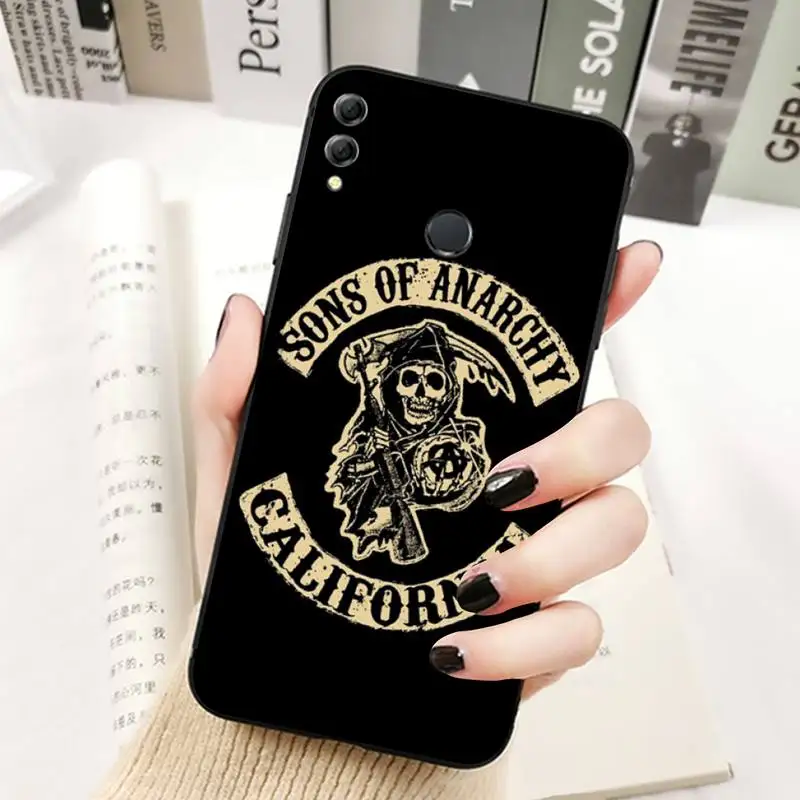 FHNBLJ Sons of Anarchy Phone Case for Samsung A51 A30s A52 A71 A12 for Huawei Honor 10i for OPPO vivo Y11 cover