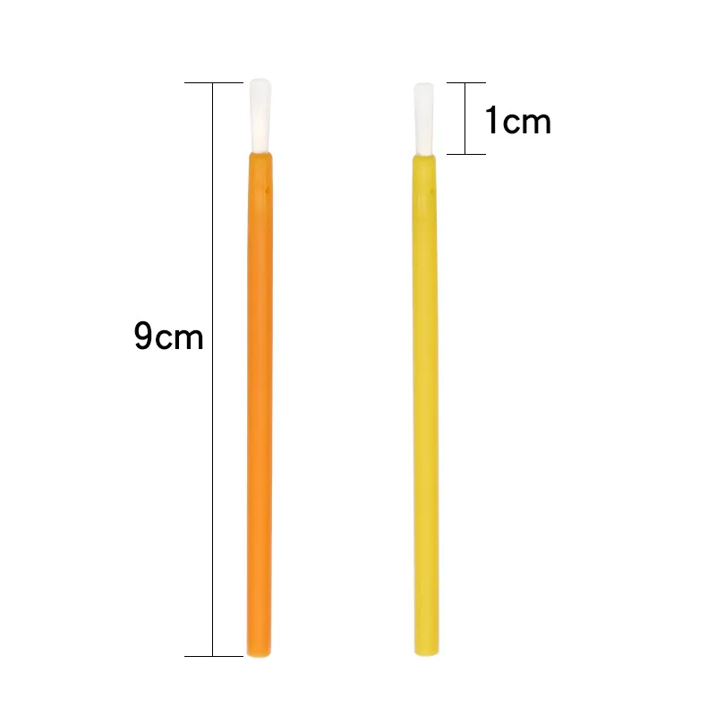 50 Uds. Pincel desechable de nailon para labios, lápiz labial, varitas brillantes, aplicador limpio, sombra de ojos, pinceles brillantes, herramientas de maquillaje cosmético