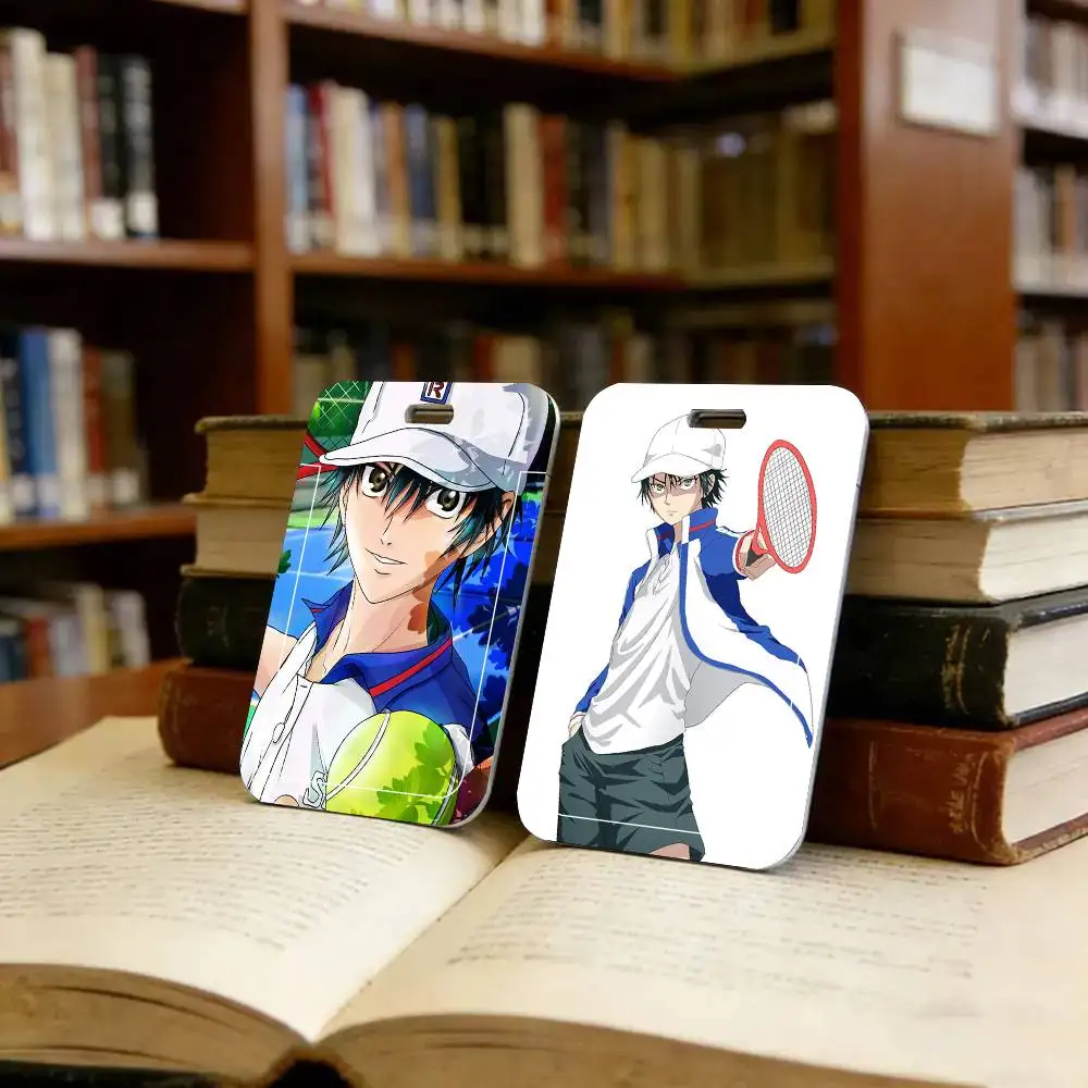 Ryoma Echizen Animation P-Prince Of T-Tennis Black Lanyard Card Holders Student Meal Cards And Campus Ids School