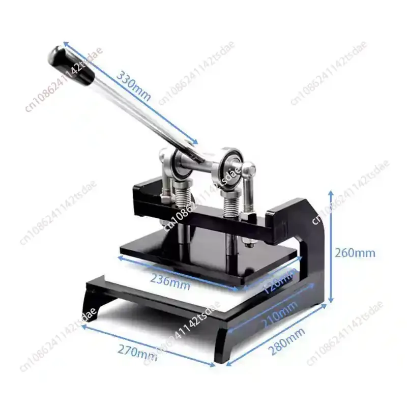 Double Wheel Hand Leather Cutting Machine Photo Paper PVC/EVA Sheet Cutter DIY Leather Die Cutting Machine Punching Manual Press